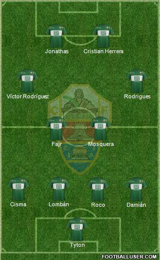 Elche C.F., S.A.D. Formation 2014