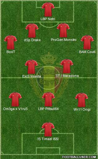 Belgium Formation 2014