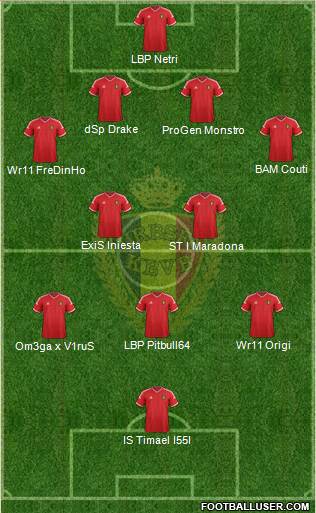 Belgium Formation 2014