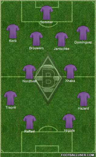 Borussia Mönchengladbach Formation 2014
