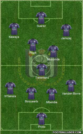 RSC Anderlecht Formation 2014