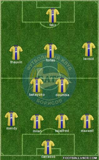 BATE Borisov Formation 2014