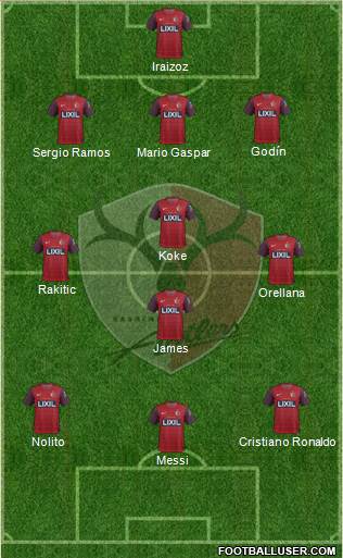 Kashima Antlers Formation 2014