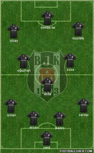 Besiktas JK Formation 2014