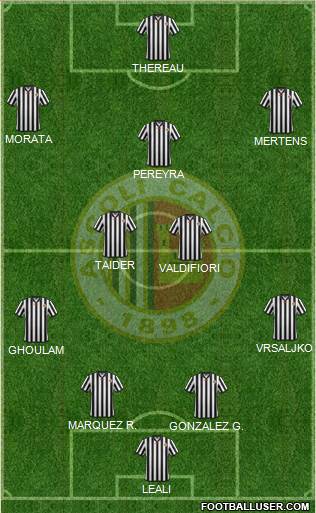 Ascoli football formation