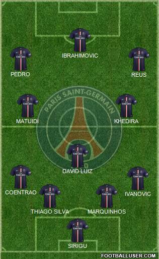 Paris Saint-Germain Formation 2014