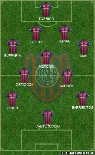 San Lorenzo de Almagro Formation 2014