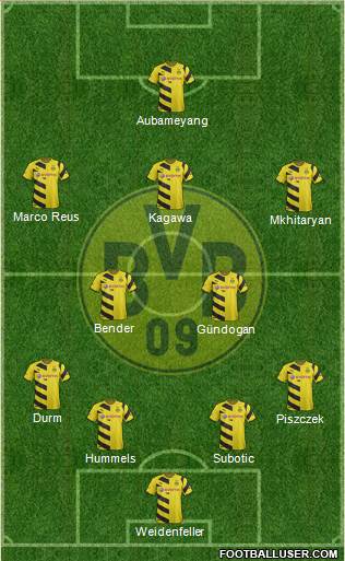 Borussia Dortmund Formation 2014