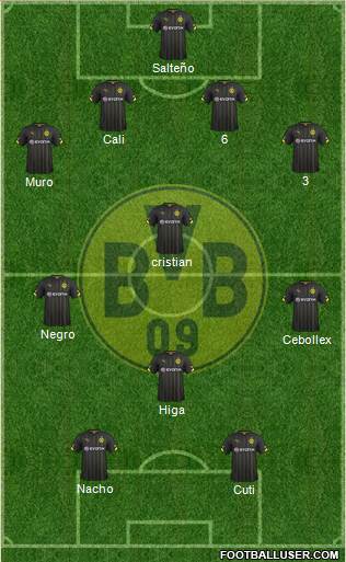 Borussia Dortmund Formation 2014