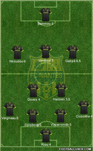 FC Nantes Formation 2014