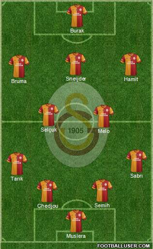 Galatasaray SK Formation 2014