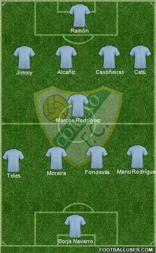 Coruxo F.C. Formation 2014