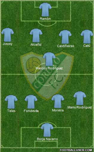 Coruxo F.C. Formation 2014
