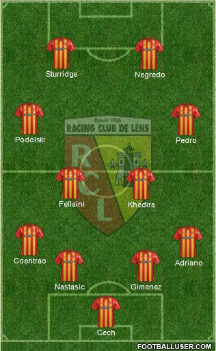Racing Club de Lens Formation 2014