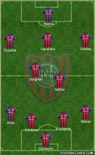 San Lorenzo de Almagro Formation 2014