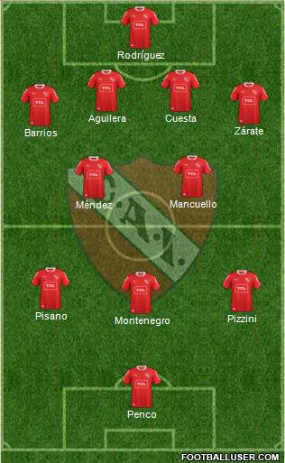 Independiente Formation 2014