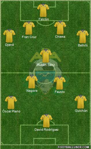 A.D. Alcorcón Formation 2014