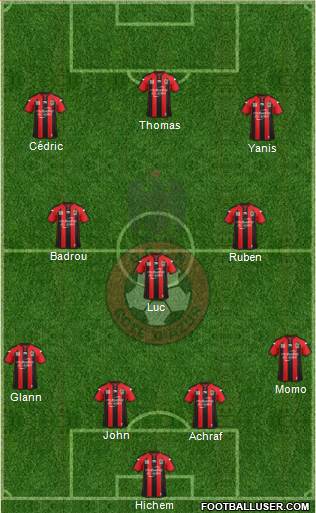 OGC Nice Côte d'Azur Formation 2014