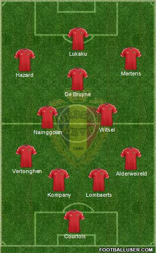 Belgium Formation 2014