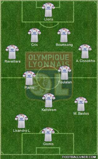 Olympique Lyonnais Formation 2014