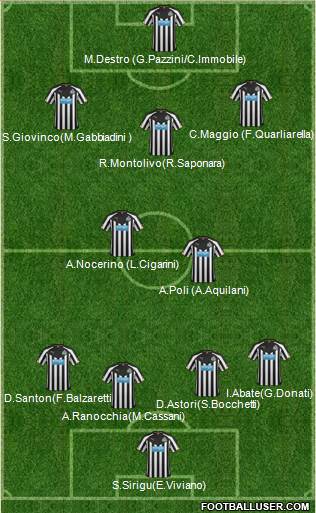Newcastle United Formation 2014