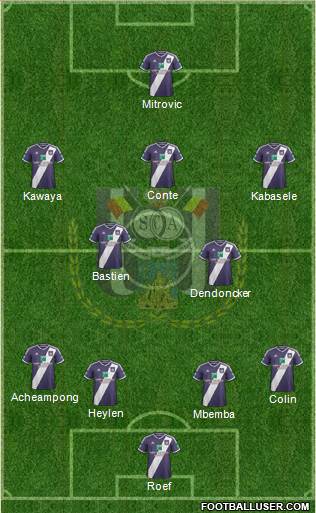 RSC Anderlecht Formation 2014