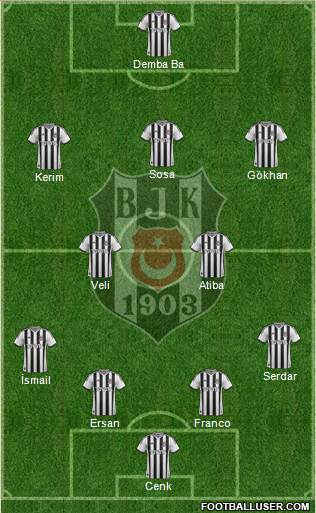 Besiktas JK Formation 2014