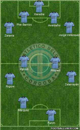 Belgrano de Córdoba Formation 2014