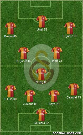 Galatasaray SK Formation 2014