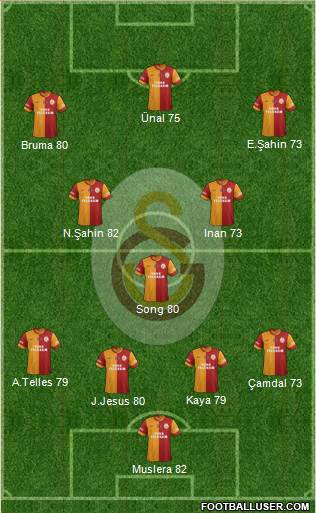 Galatasaray SK Formation 2014