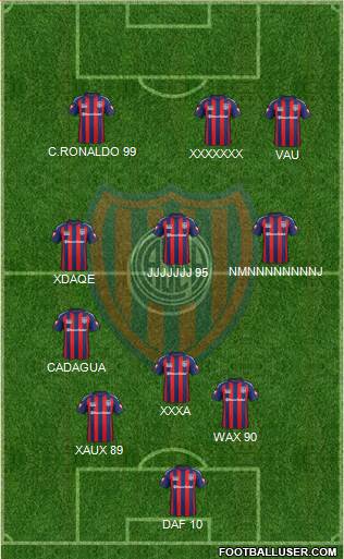 San Lorenzo de Almagro Formation 2014