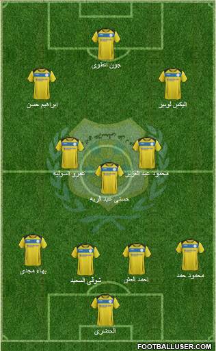 Ismaily Sporting Club Formation 2014