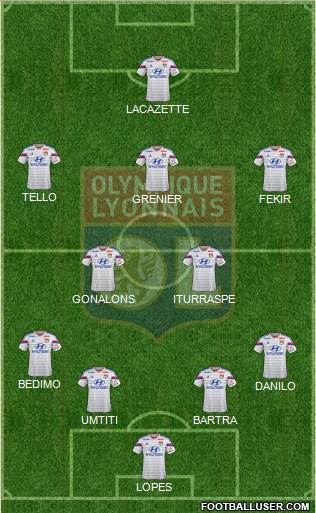 Olympique Lyonnais Formation 2014