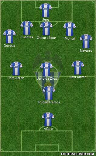 C.D. Alcoyano Formation 2014