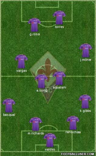 Fiorentina Formation 2014