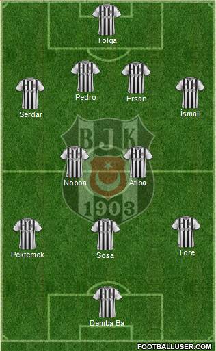 Besiktas JK Formation 2014