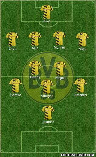 Borussia Dortmund Formation 2014