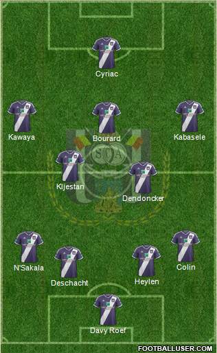 RSC Anderlecht Formation 2014