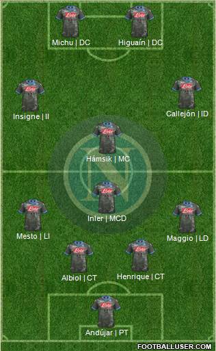 Napoli Formation 2014