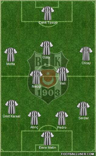 Besiktas JK Formation 2014