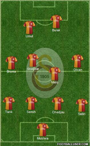 Galatasaray SK Formation 2014