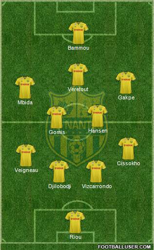 FC Nantes Formation 2014