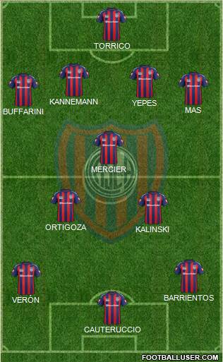San Lorenzo de Almagro Formation 2014