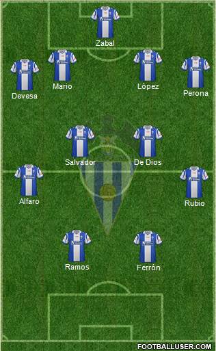 C.D. Alcoyano Formation 2014