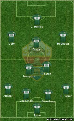 Elche C.F., S.A.D. Formation 2014