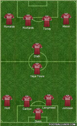 Northampton Town Formation 2014