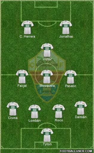 Elche C.F., S.A.D. Formation 2014