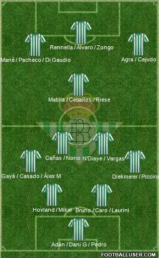 Real Betis B., S.A.D. Formation 2014