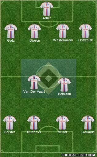 Hamburger SV Formation 2014