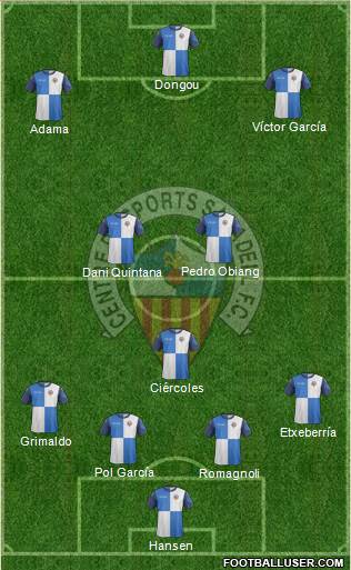 C.E. Sabadell Formation 2014